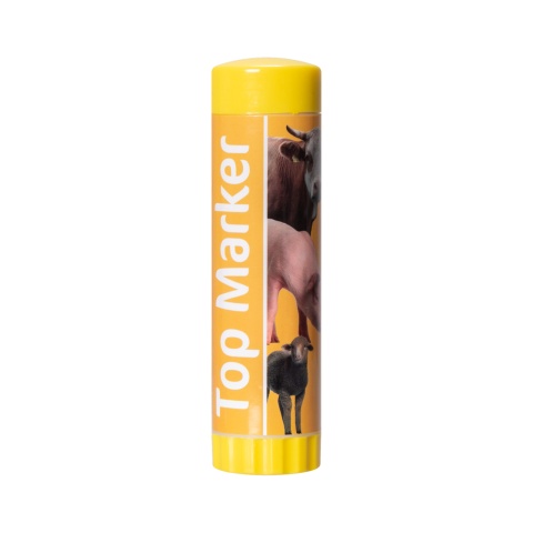 TopMarker ideiglenes állatjelölő zsírkréta, sárga, 60 ml