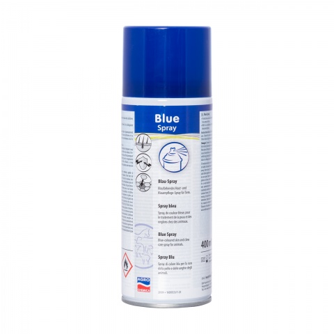 0741 - Fertőtlenítő kék spray, 400 ml - 6400 Ft