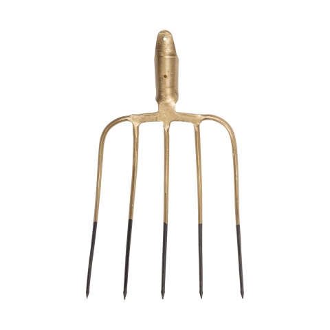 Trágyavilla, 5 ágú, nyél nélkül, 24 × 31 cm