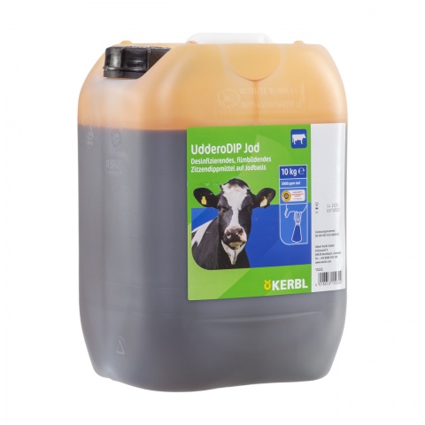UdderoDip Jod, jódos tőgyápoló és fertőtlenítő, 10 kg