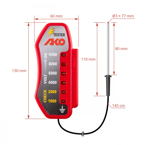 Teszter, 1-10 kV, 2023-as modell