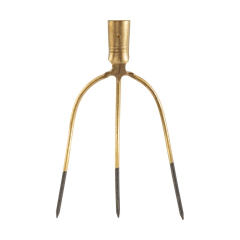 Széna- és bálavilla, 3 ágú, nyél nélkül, 21 × 28 cm