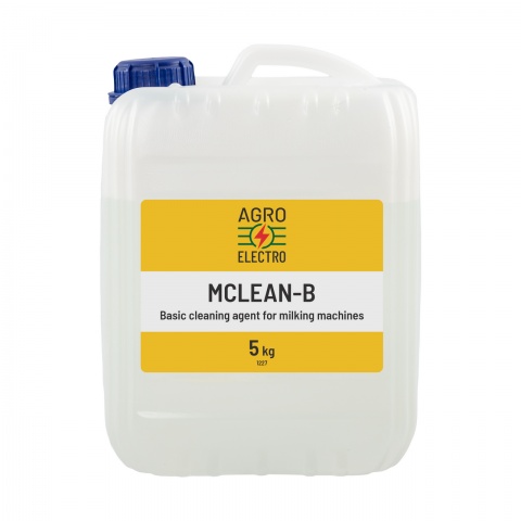 MCLEAN-B, lúgos mosószer fejőgépek tisztításához, 5 kg