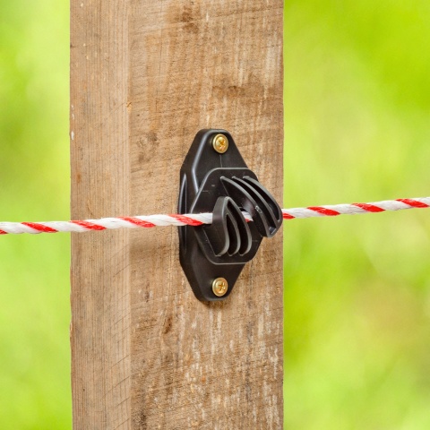 Szigetelő permanens kerítések számára, max. 6 mm-es zsinórnak, kötélnek, vagy huzalnak, 10 db