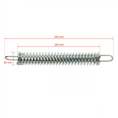 Feszítő rugó 2,5 mm-es huzalnak