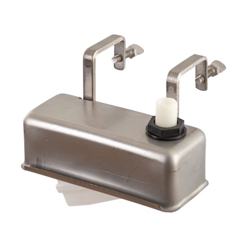 Úszószelep rozsdamentes acél burkolatban, 1/2"