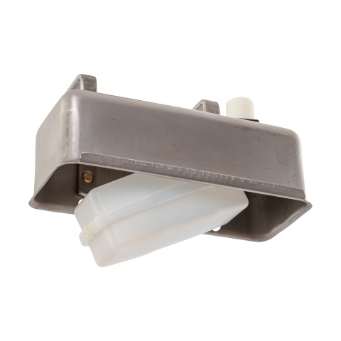 Úszószelep rozsdamentes acél burkolatban, 1/2"