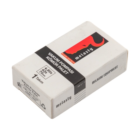 Vákuumszivattyú lapát készlet, grafit – 4,9 × 43 × 70 mm