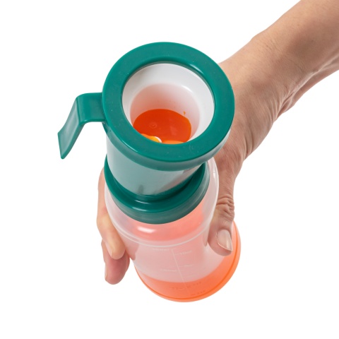 Tőgyfertőtlenítő pohár, non-retur, 300 ml