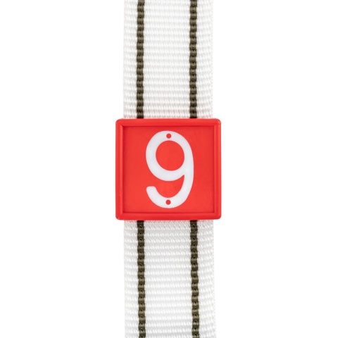 Állatjelölő számjegyek nyakpántra, 6-os vagy 9-es szám, 10 db