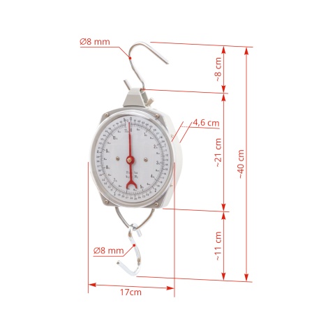 Prémium függőmérleg, 5 kg