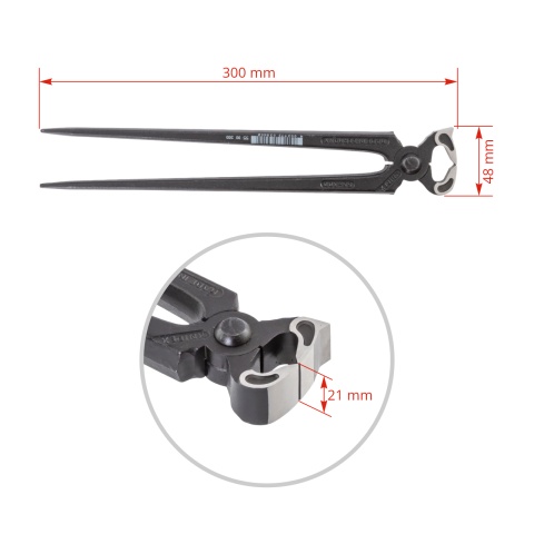 Patacsípő fogó, Knipex, 30 cm