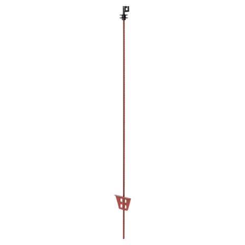 Fémoszlop villanypásztorhoz, Ø8 mm × 107 cm