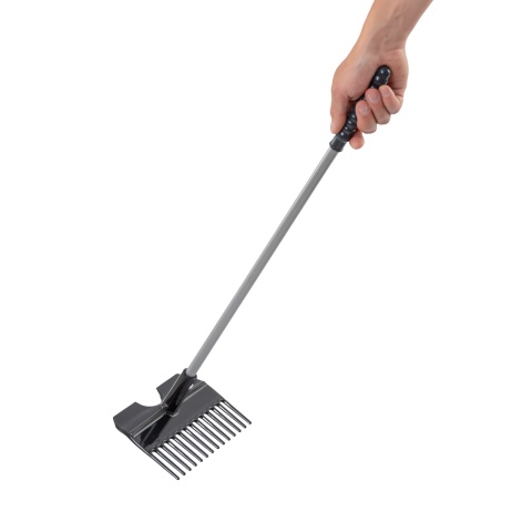 Mistboy Mini trágyagereblye, fekete, 60 cm
