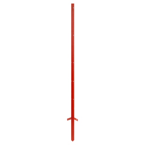 1884 - Szögacél fémoszlop, 25 × 25 mm, 150 cm, 10 db. - 18680 Ft
