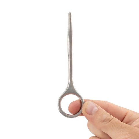 Schnecker típusú tőgycsatorna-kés, 12 cm