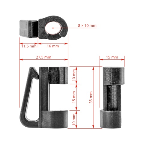 Kiegészítő szigetelő AKO Oval Premium oszlophoz, 25 db