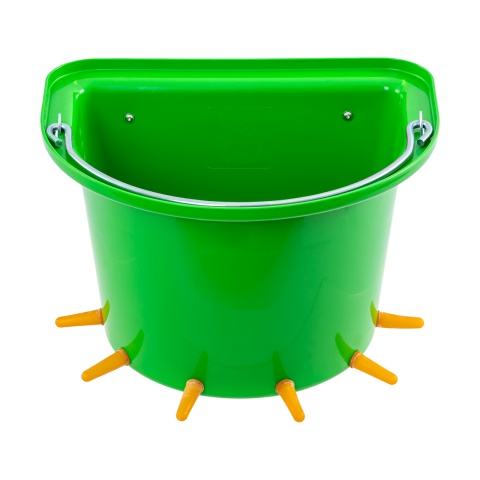 Szoptató vödör bárányok és gidák számára, 6 cumival, 12 liter