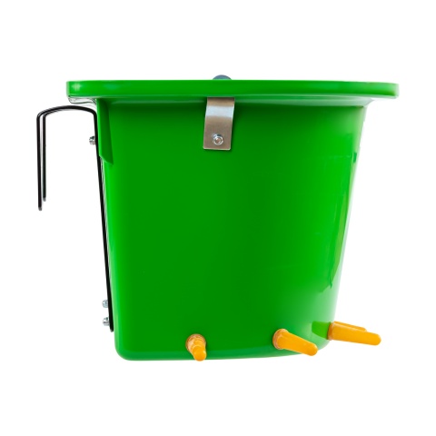 Szoptató vödör bárányok és gidák számára, 6 cumival, 12 liter