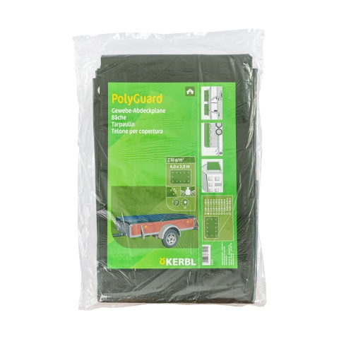 Védőponyva, PolyGuard, 210 g/m², 4 × 3 m