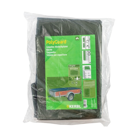 Védőponyva, PolyGuard, 210 g/m², 6 × 5 m