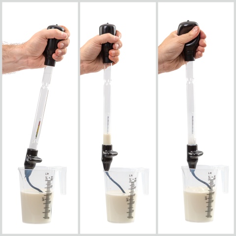 Kolosztrummérő a kolosztrum minőségének méréséhez