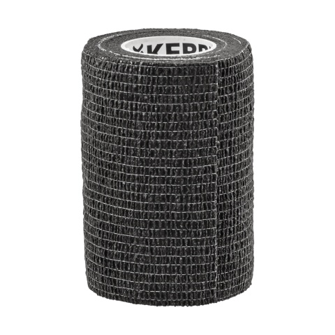 Öntapadó patakötöző, Vetlastic, fekete, 450 × 7,5 cm