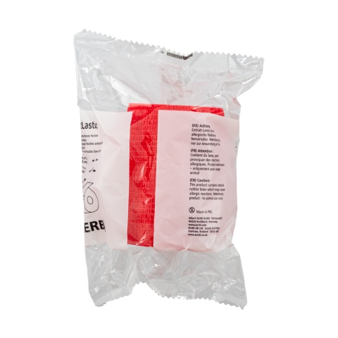 Öntapadó patakötöző, Vetlastic, piros, 450 × 7,5 cm