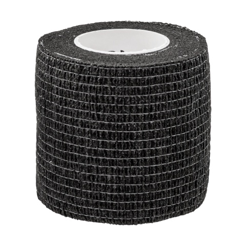 Öntapadó patakötöző, Equilastic, fekete, 450 × 5 cm