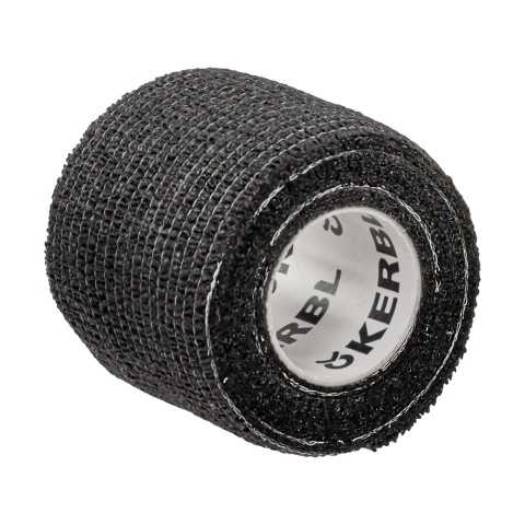 Öntapadó patakötöző, Equilastic, fekete, 450 × 5 cm