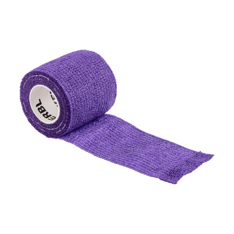 Öntapadó patakötöző, Equilastic, lila, 450 × 5 cm