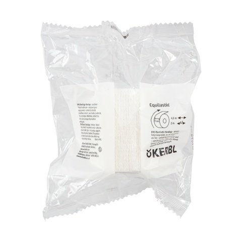 Öntapadó patakötöző, Equilastic, fehér, 450 × 5 cm