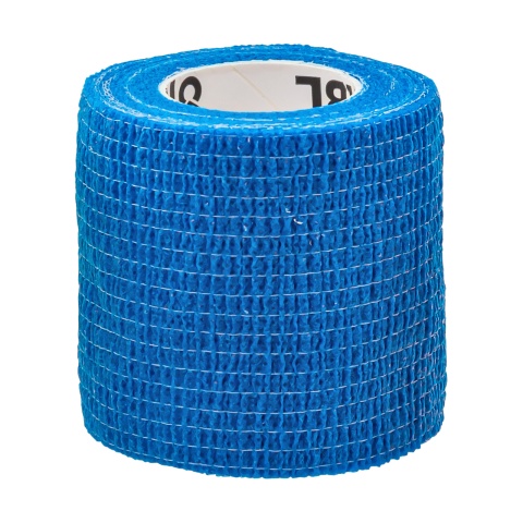 Öntapadó patakötöző, Equilastic, kék, 450 × 5 cm