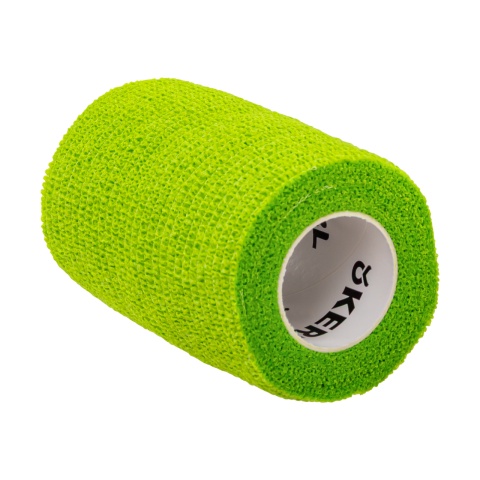 Öntapadó patakötöző, Equilastic, zöld, 450 × 7,5 cm