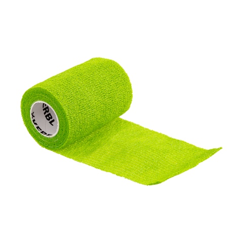 Öntapadó patakötöző, Equilastic, zöld, 450 × 7,5 cm