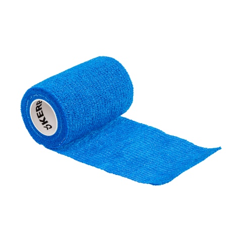 Öntapadó patakötöző, Equilastic, kék, 450 × 7,5 cm