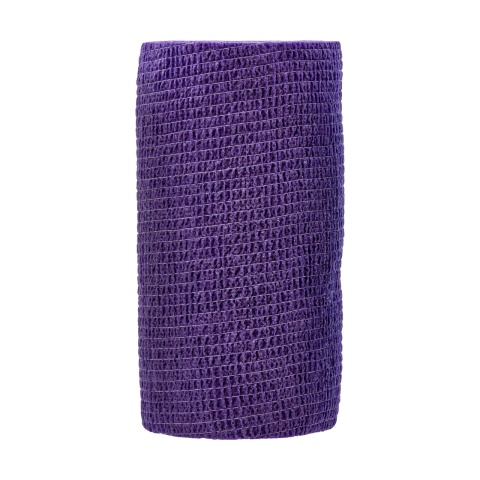 1980 - Öntapadó patakötöző, Equilastic, lila, 450 × 10 cm - 1050 Ft