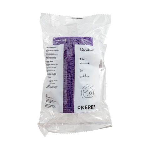 Öntapadó patakötöző, Equilastic, lila, 450 × 10 cm