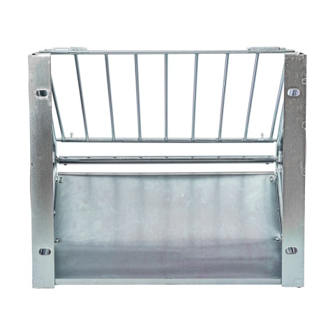 Falra szerelhető fém szénatartó, 60 × 53 cm