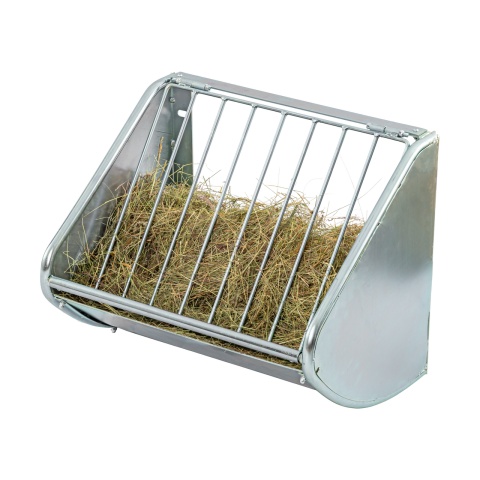 Falra szerelhető fém szénatartó, 60 × 53 cm