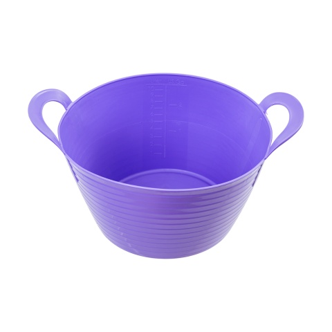 Rugalmas műanyag vödör, Flexbag, lila, 12 literes