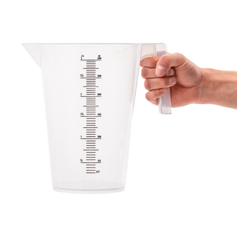 Mérőkanna, műanyag, 3 literes
