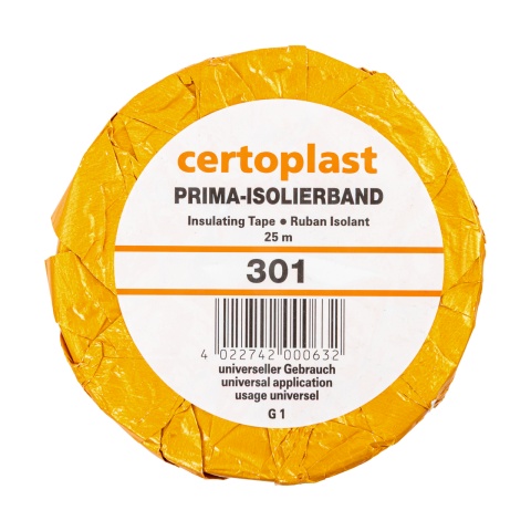 Pataszalag, fekete, Certoplast, 45 mm × 25 m