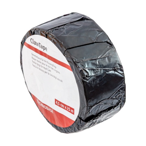 Pataszalag, fekete, Clawtape, 45 mm × 25 m