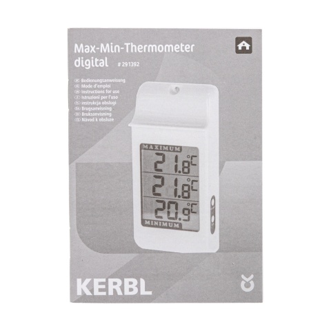 Digitális hőmérő min-max funkcióval