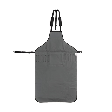 Körmöző és nyíró kötény, lábkivágás nélkül, 123 × 73 cm