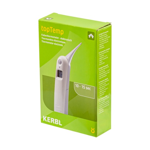 Ergonomikus kialakítású, könnyen használható digitális lázmérő, rektális használatra