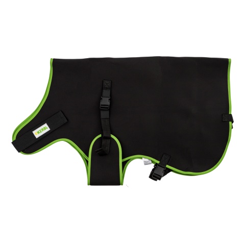 K14157 - Prémium borjútakaró, hőszigetelő, vízálló, fekete, 70 × 70 cm - 17490 Ft