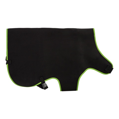 Prémium borjútakaró, hőszigetelő, vízálló, fekete, 70 × 70 cm