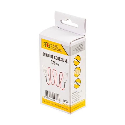 Csatlakozókábel villanypásztor szalaghoz és zsinórhoz